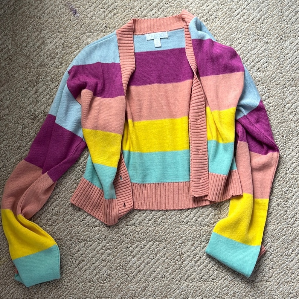Brand, ABOUND, multi-color. Baby pink, baby blue, magenta and yellow